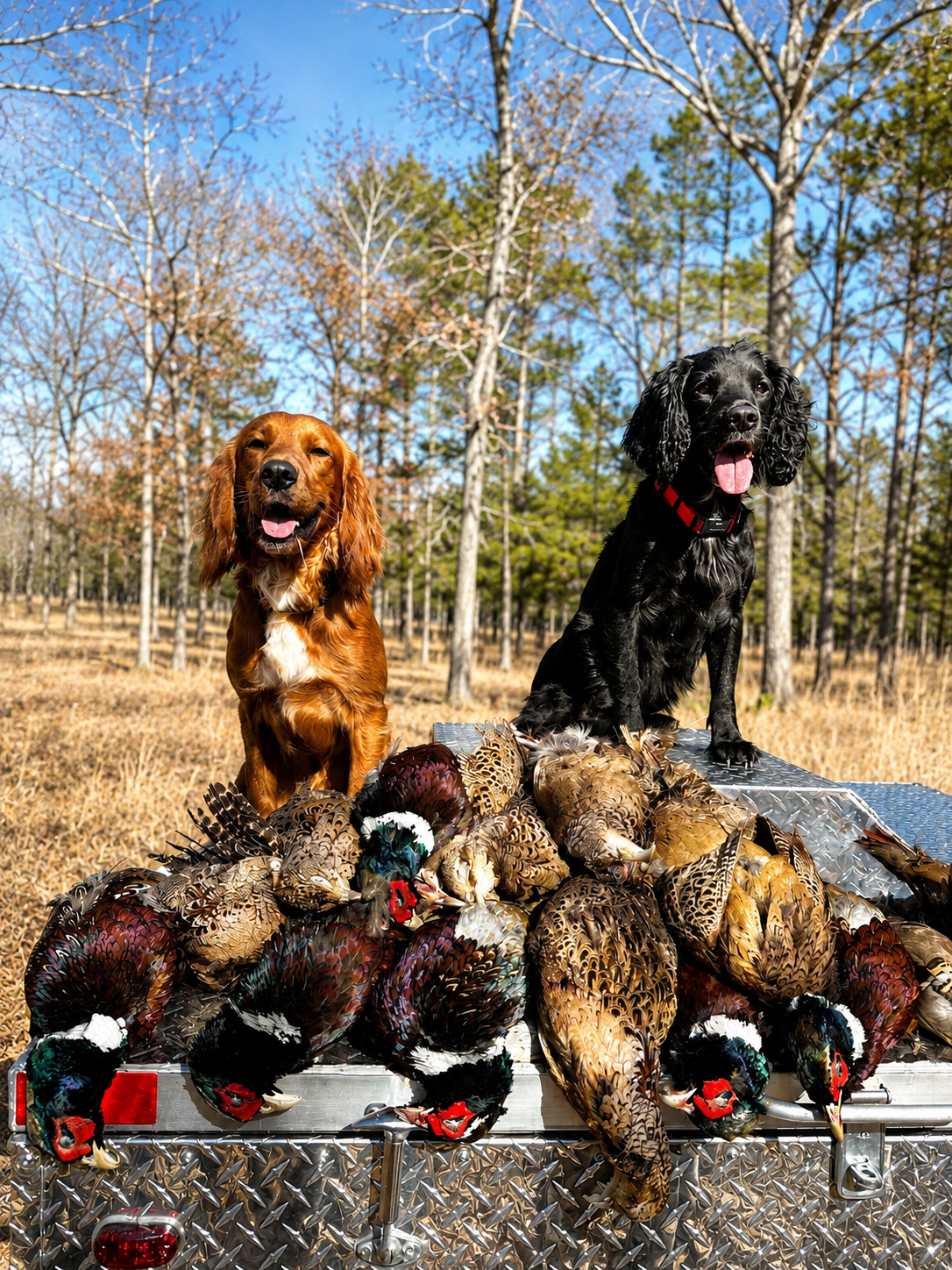 Grahamsbrook Gun Dogs — our cockers on a pheasant hunt